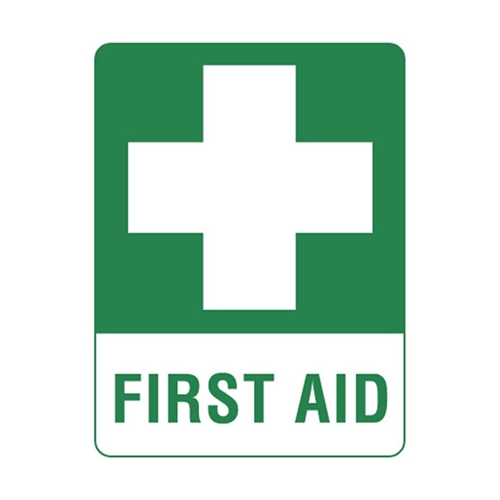 First Aid Sticker 140 x 120mm
