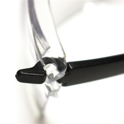 Safety Glasses - Blue Rapta Switch Sealed Safety Glasses - Black Frame Smoke Lens