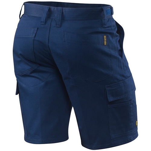 Cotton Drill Cargo Shorts - Navy Blue