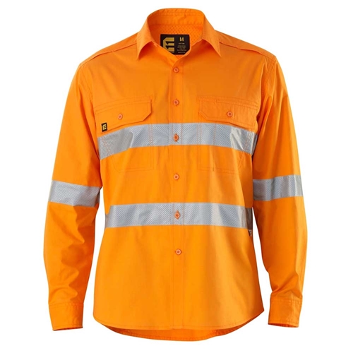Hi vis cotton long sleeve shirts