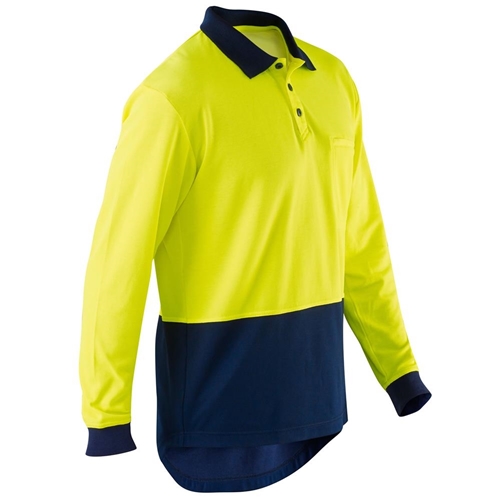 Hi-Vis Cotton Backed Polo Shirt