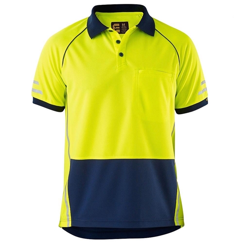 Hi-Vis AEROCOOL Polo shirt made with soft micromesh fabric