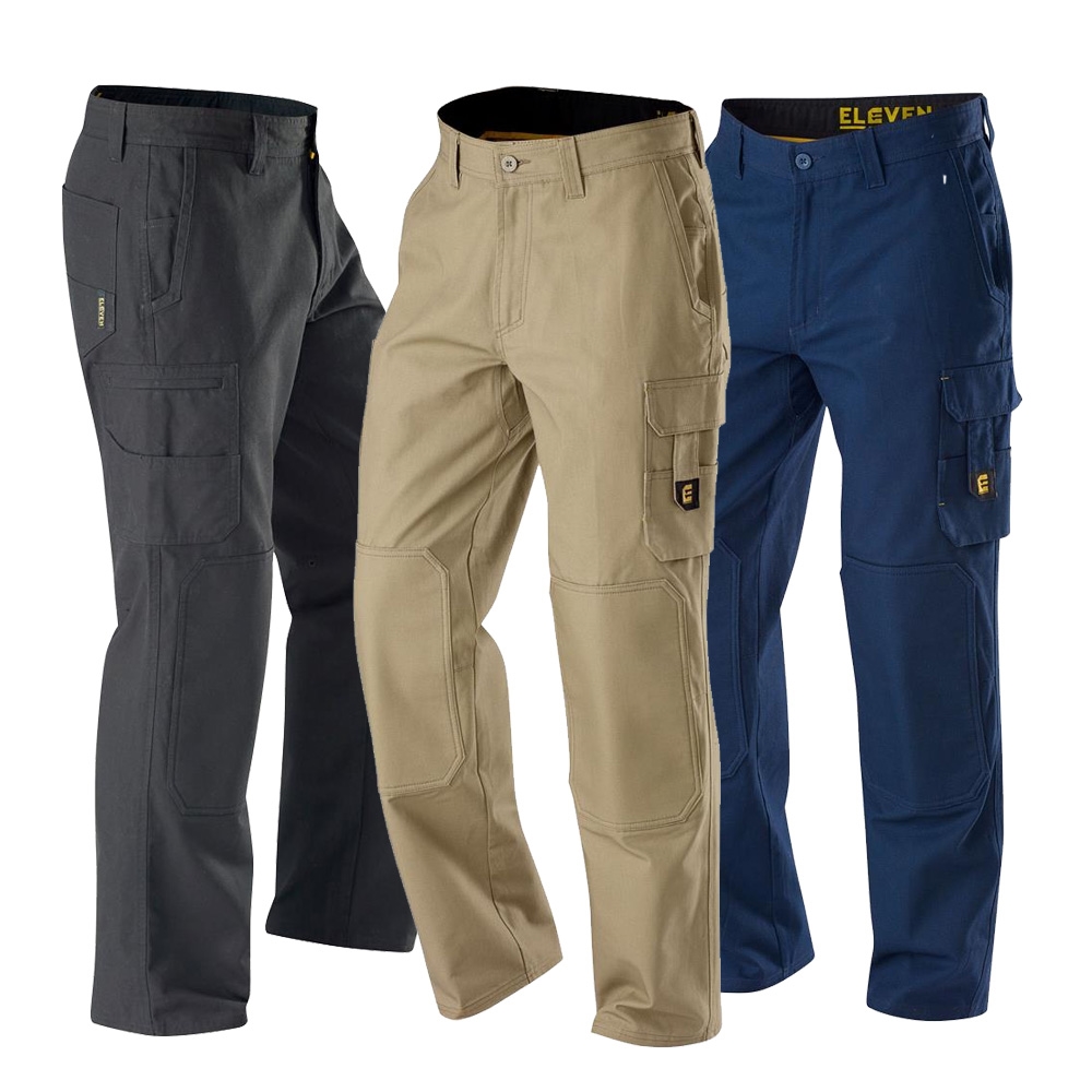ELEVEN Workwear Chizeled Cargo Work Pant with Inbuilt Knee Protection
